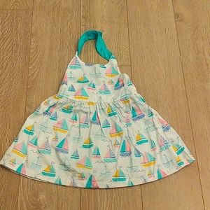 Sailboat cotton dress